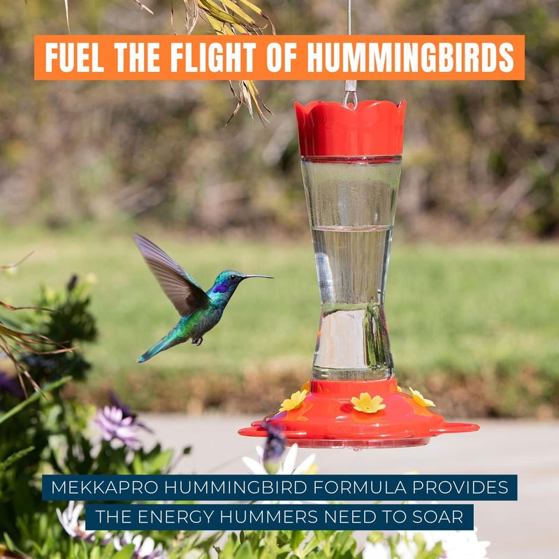 MEKKAPRO Premium Hummingbird Nectar - 60oz - Attract, Delight, and Energize Your Garden with Our Irresistible Sugar-Packed Formula - No Mess, No Fridge Needed - Ready-to-Use Convenience - Image 2